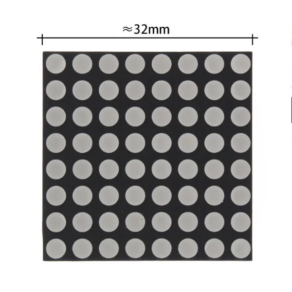 8*8 dot matrix module 3.0mm high brightness red digital tube LED digital display 1088AS cathode 1088BS anode