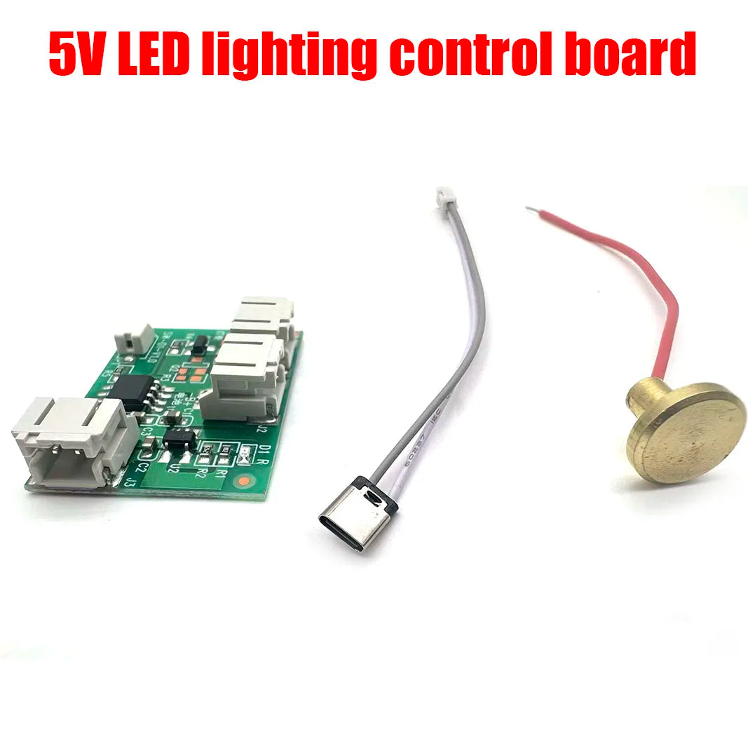 5V 2A LED charging touch dimming control board  USB 3.7V battery powered suitable for dual color strip light module panel lights