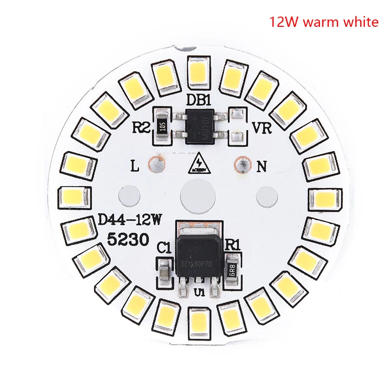LED Bulb Patch Lamp SMD Plate Circular Module Light Source Plate For Bulb Light