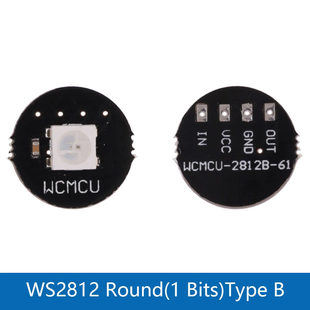 5050 RGB LED Ring 5V 1 3 4 7 8 9 12 16 24Bit 32Bit 64 Bits WS2812 Lamp Light + Integrated Drivers For Arduino Diy  Drivers kit