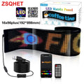 LED Matrix Pixel LED Display Screen Message Scrolling Sign Board Soft Flexible Advertising Light For Store Car Truck Devil Eye