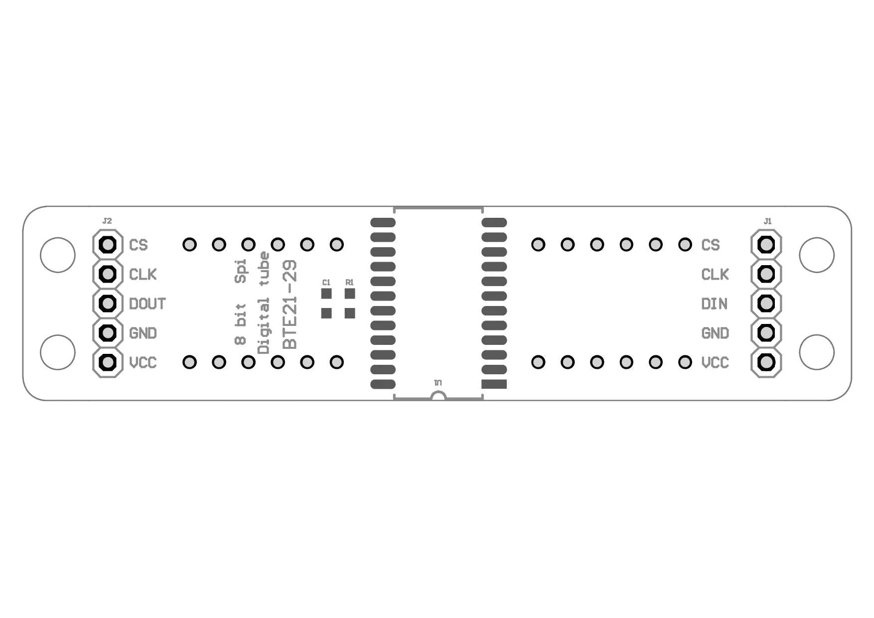 MAX7219 0.36 Inch 8 Bits Digital LED Display 7 Segment Module 5 Color Available for Arduino STM32 STC AVR