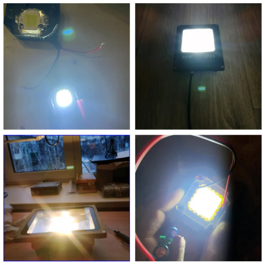 LED Chip Beads 100W 50W 30W 20W 10W 30-32V Backlight Diode Lamps Cold White Warm White LED Matrix For DIY LED Flood Light Bulbs