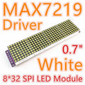 8*8 8*16 8*32 0.7Inch MAX7219 Red/Blue/Green/White Dot Led Matrix MCU Display Control Module 5V Interface Output Input