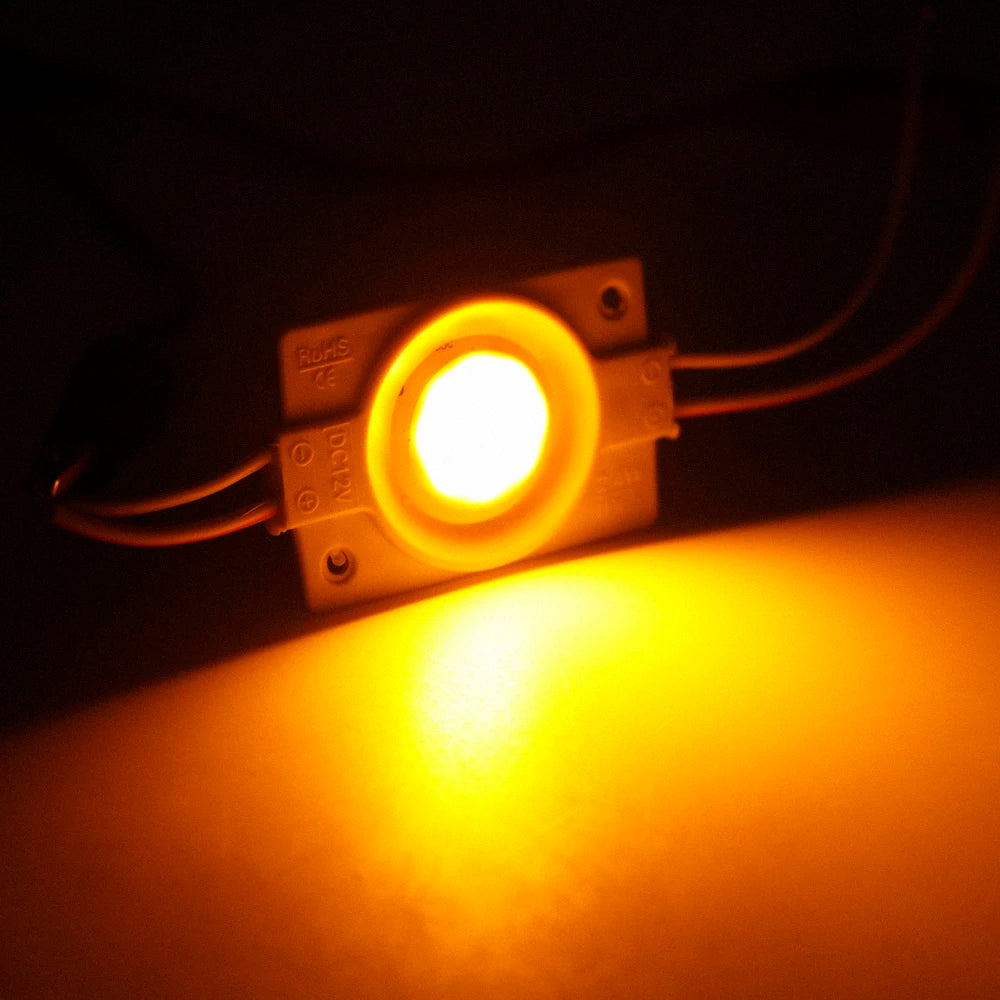 1pcs 12V COB LED Module Waterproof IP65 Shop Banner Advertisement Design Sign Backlight in White Red Green Blue Yellow