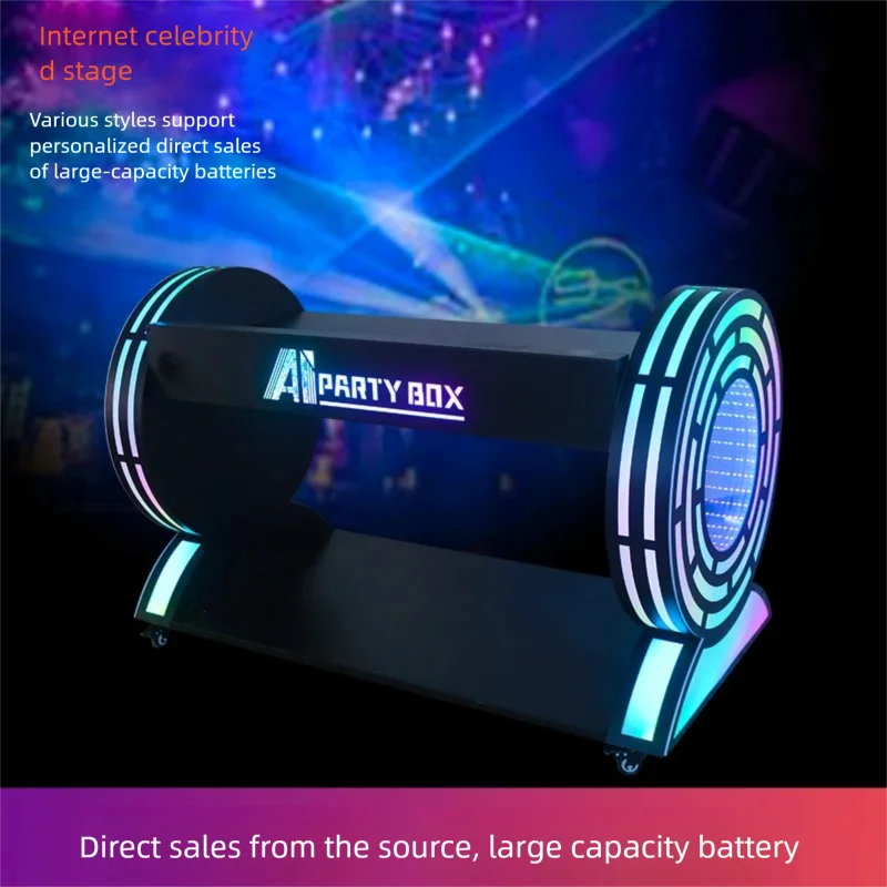 LED DJ Table Rechargeable Luminous Bar Equipment Display Desk Party Nightclub Console Mixing Desk Bar Decor