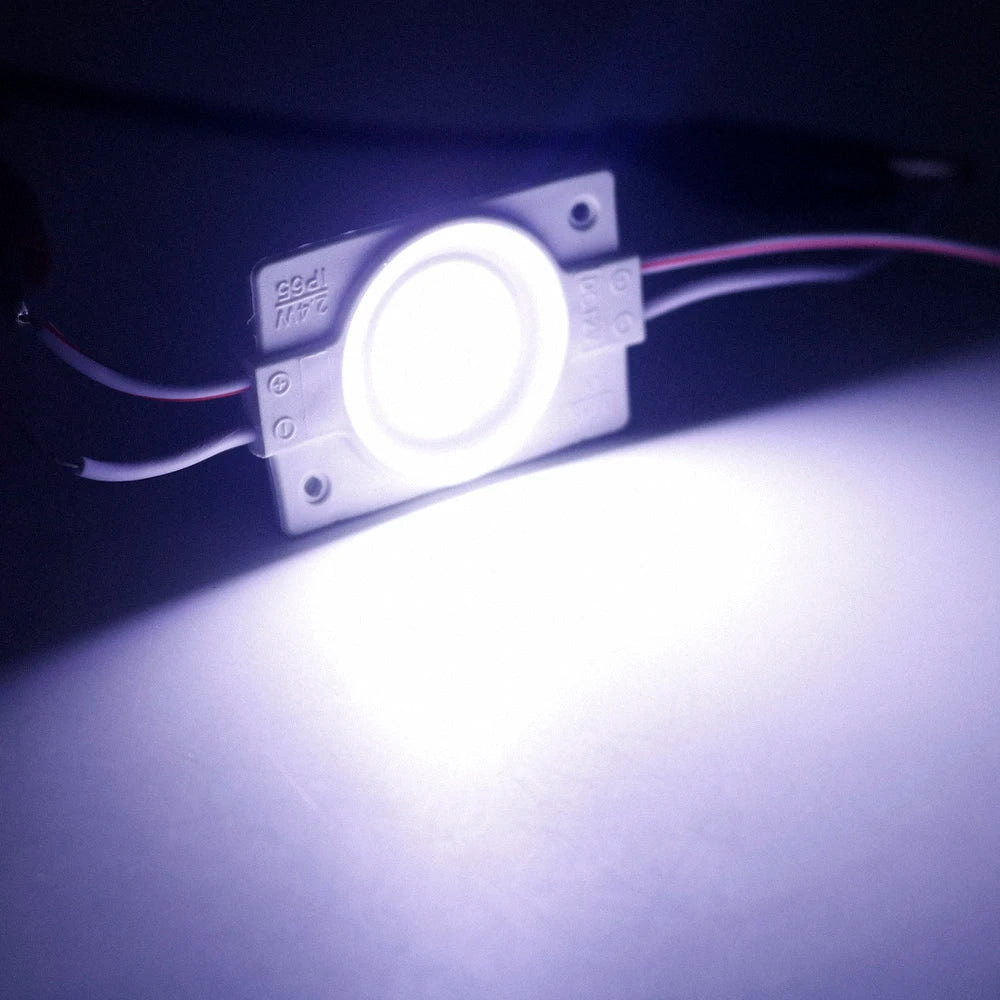 1pcs 12V COB LED Module Waterproof IP65 Shop Banner Advertisement Design Sign Backlight in White Red Green Blue Yellow