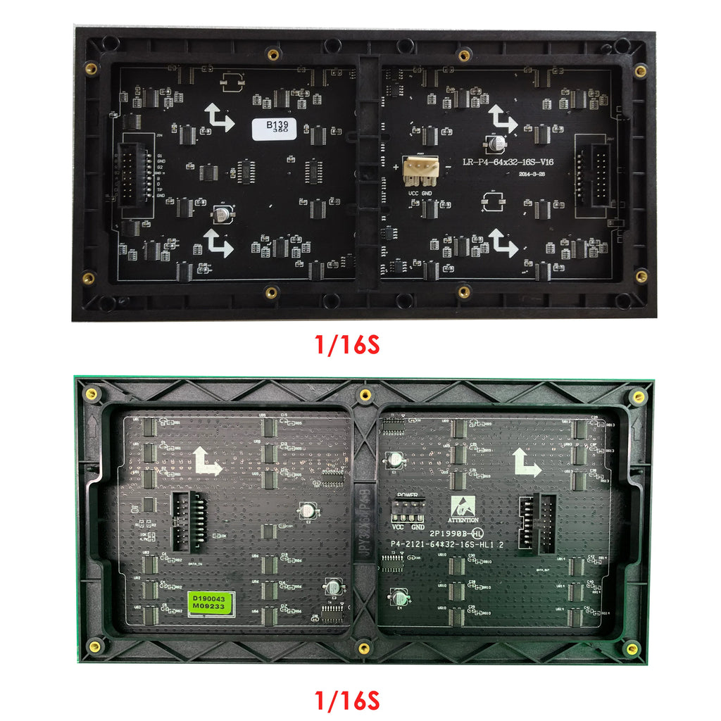 LED Matrix HUB75 1/16S 1/32S SMD2121 SMD2020 Indoor P4 256x128mm 64x32 32x64 led module