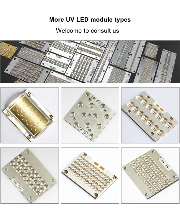 High Power SMT UV LED Curing Light UV LED Array/UV LED Module For Printing Inks Curing Lamp