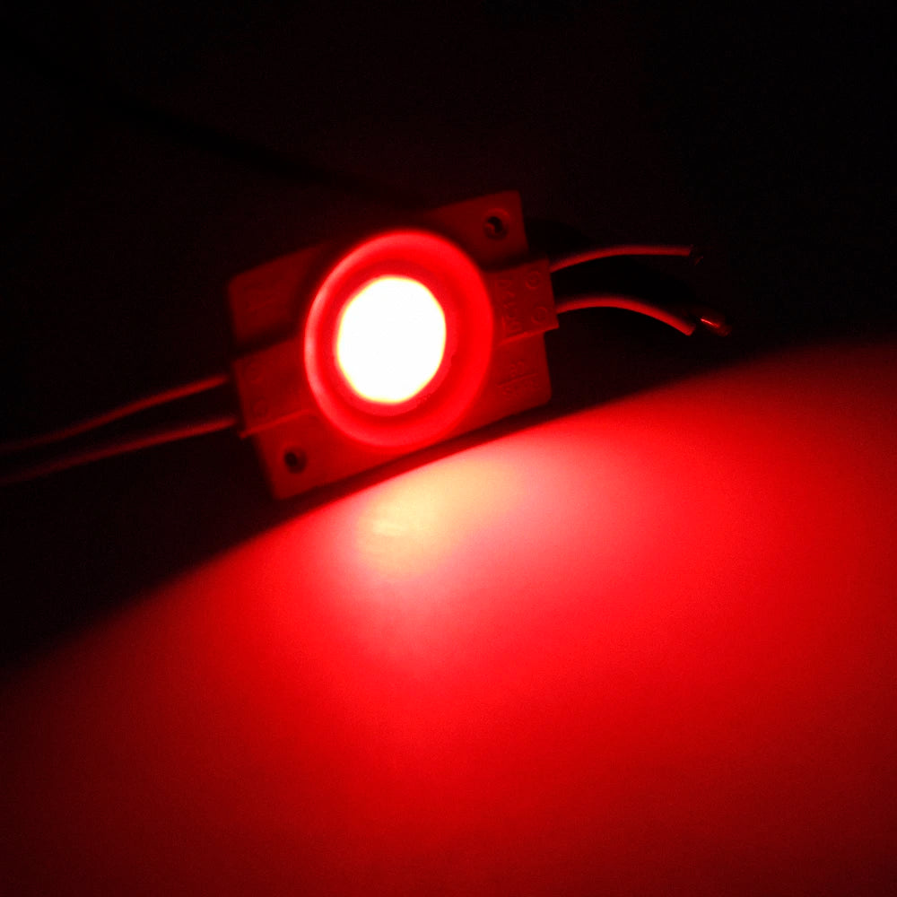 1pcs 12V COB LED Module Waterproof IP65 Shop Banner Advertisement Design Sign Backlight in White Red Green Blue Yellow