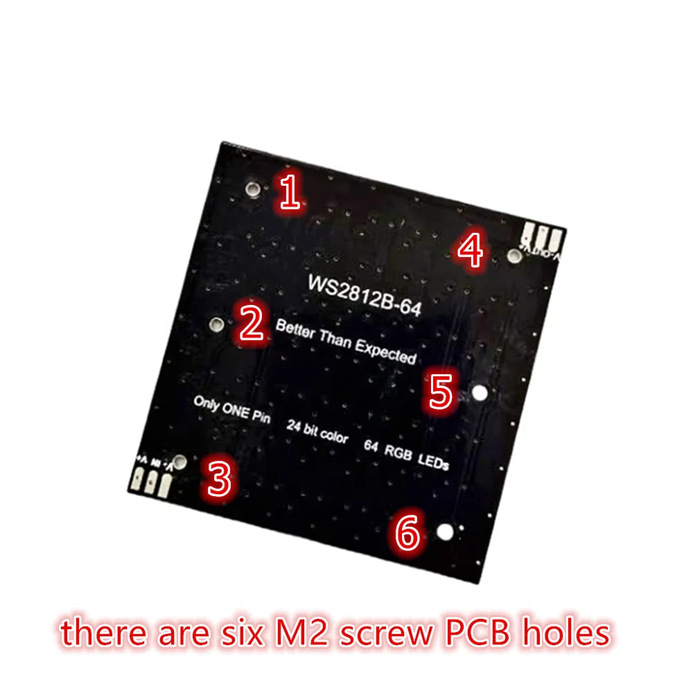WS2812 LED 5050 RGB 8x8 4 16 25 64 Bit LED Matrix Module for DIYArduino