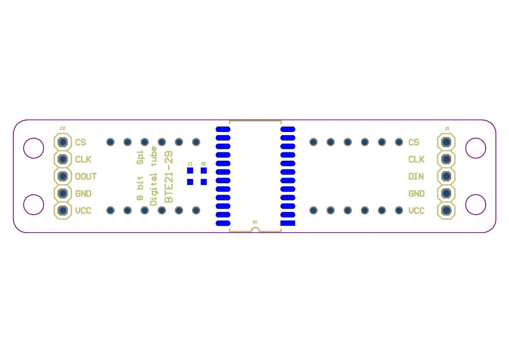 MAX7219 0.36 Inch 8 Bits Digital LED Display 7 Segment Module 5 Color Available for Arduino STM32 STC AVR