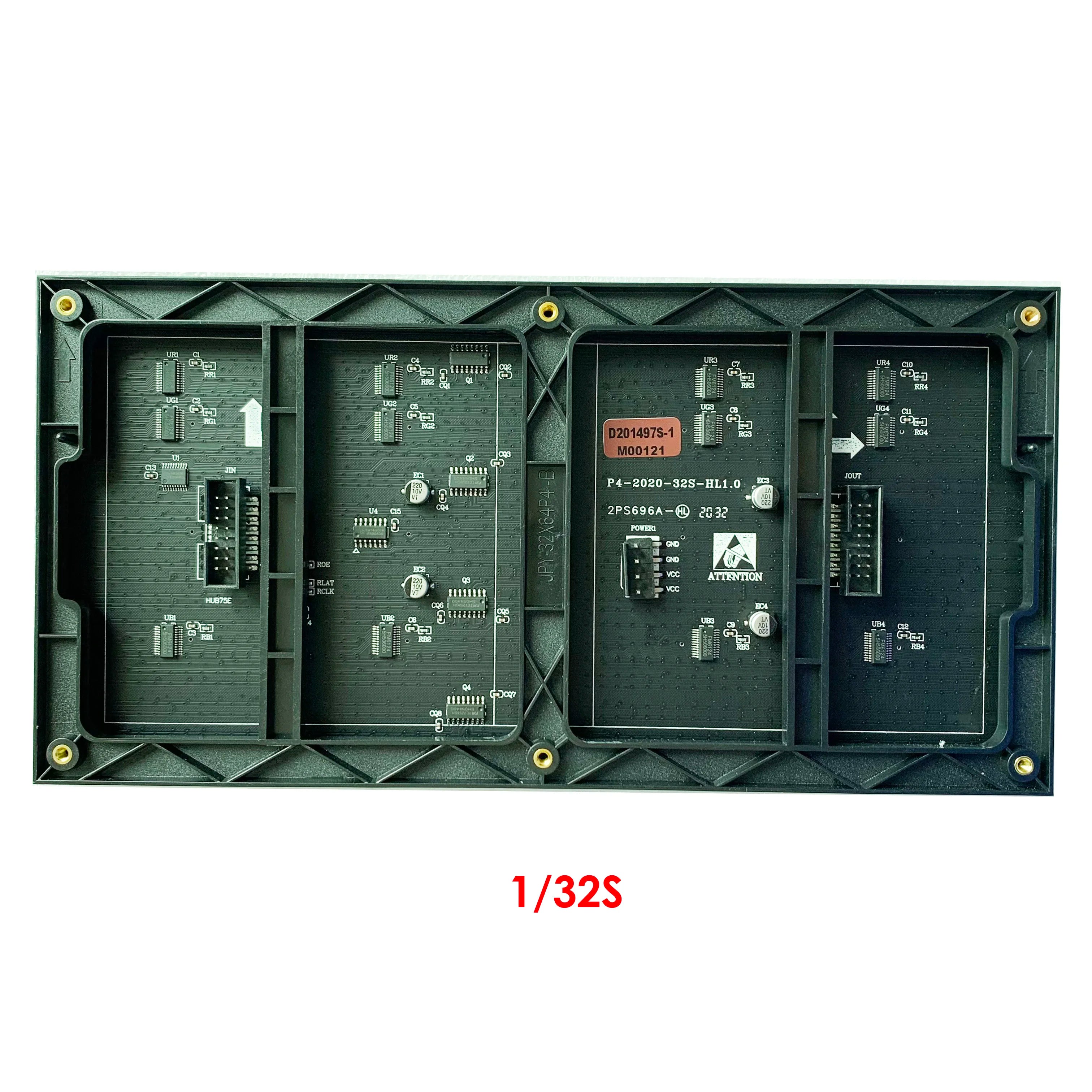 LED Matrix HUB75 1/16S 1/32S SMD2121 SMD2020 Indoor P4 256x128mm 64x32 32x64 led module