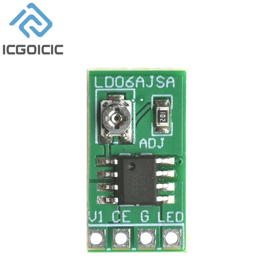DC 3.3V 3.7V 5V LED Driver 30-1500MA Constant Current Adjustable Module PWM Control Board For USB LED Flashlight 18650 Li-ion