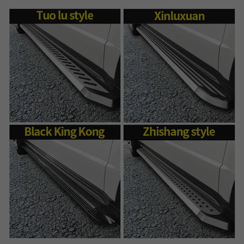 Customized LED LED Light Three Bracket Power Running Boards For LEXUS LX600 Electric Side Foot Step Sports Style Aluminum Alloy