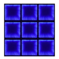 0.5x0.5m Stage LED Dance Floor Light 3d Mirror Abyss Tempered Glass LED Dancing Floor Tiles for DJ Disco Club Wedding Party