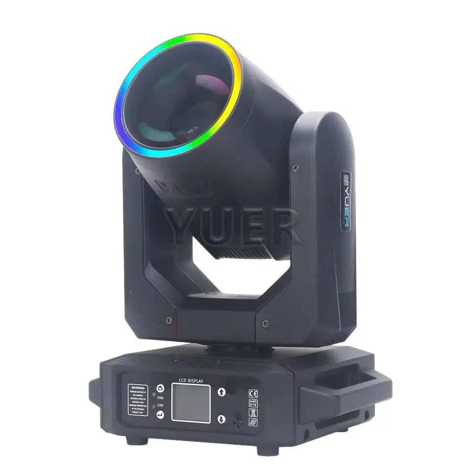 10pcs LED Beam Moving Head 200W 18 Prisms Rainbow Effect Stage Lighting Effect Projector for Bar Birthday Party Club Dj  Disco