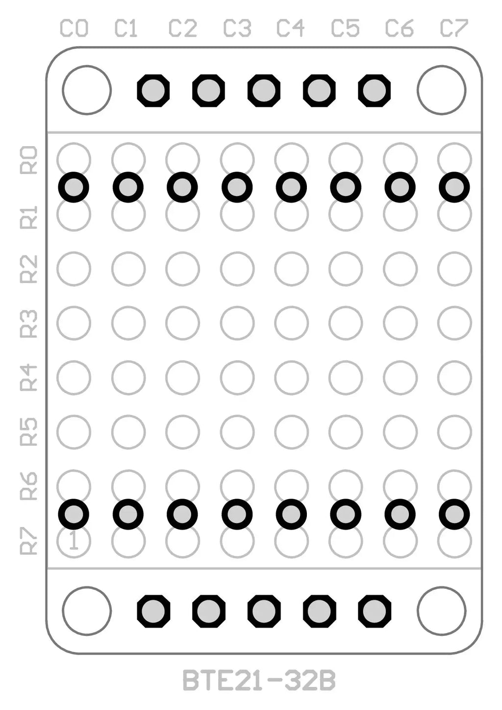 8*8 8*16 8*32 0.7Inch MAX7219 Red/Blue/Green/White Dot Led Matrix MCU Display Control Module 5V Interface Output Input