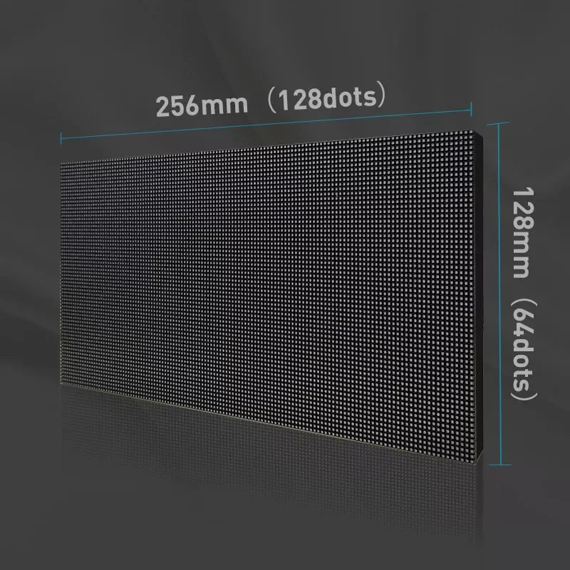 Led P2 Module indoor matrix panel 256x128mm 128x64 pixels SMD1515Light RGB full color display screen video wall pantalla 32 Scan