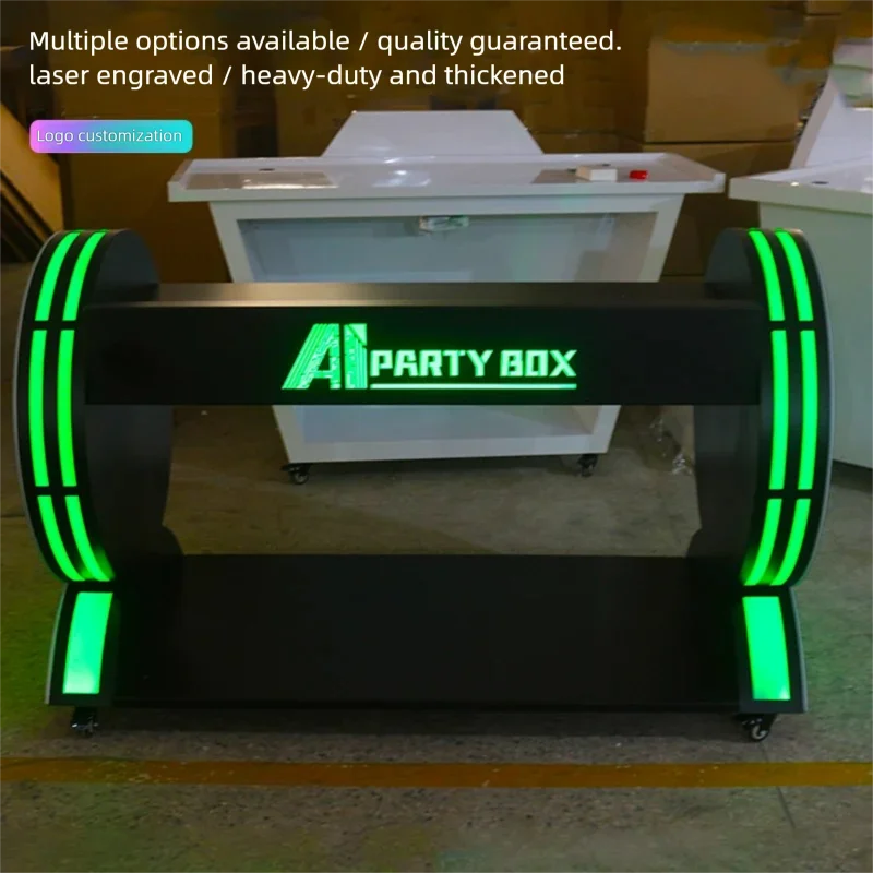 LED DJ Table Rechargeable Luminous Bar Equipment Display Desk Party Nightclub Console Mixing Desk Bar Decor