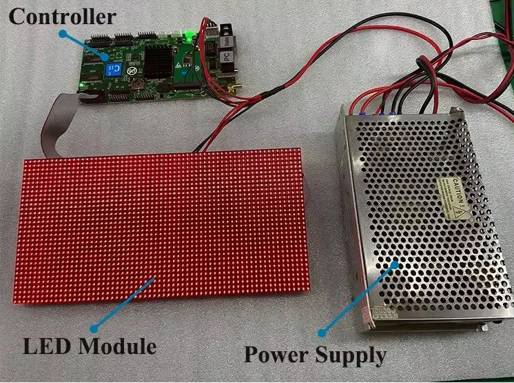 Led P2 Module indoor matrix panel 256x128mm 128x64 pixels SMD1515Light RGB full color display screen video wall pantalla 32 Scan