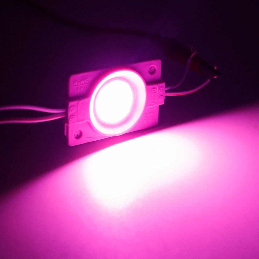 1pcs 12V COB LED Module Waterproof IP65 Shop Banner Advertisement Design Sign Backlight in White Red Green Blue Yellow
