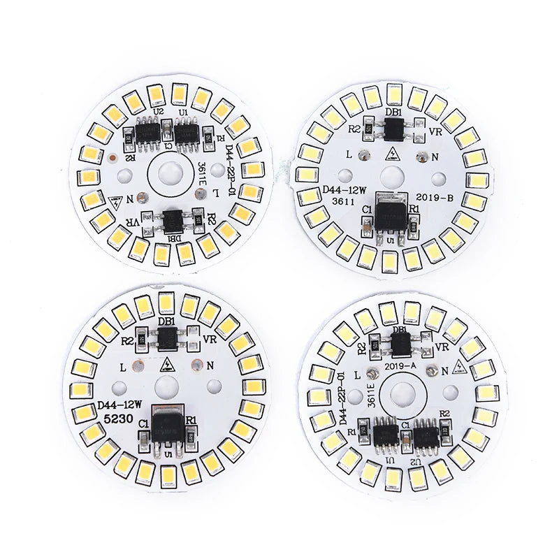 LED Bulb Patch Lamp SMD Plate Circular Module Light Source Plate For Bulb Light