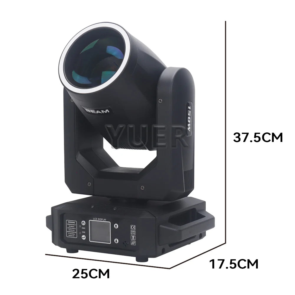10pcs LED Beam Moving Head 200W 18 Prisms Rainbow Effect Stage Lighting Effect Projector for Bar Birthday Party Club Dj  Disco