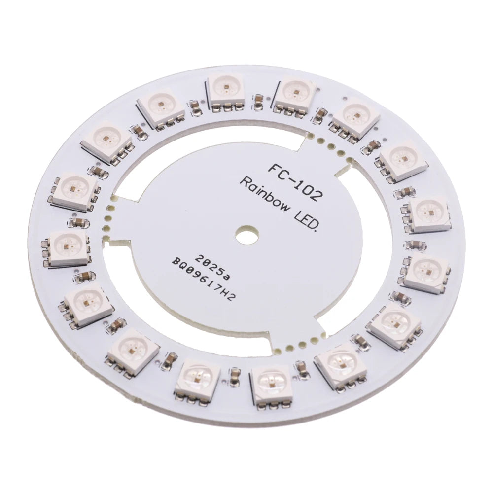 5050 RGB LED Ring 5V 1 3 4 7 8 9 12 16 24Bit 32Bit 64 Bits WS2812 Lamp Light + Integrated Drivers For Arduino Diy  Drivers kit