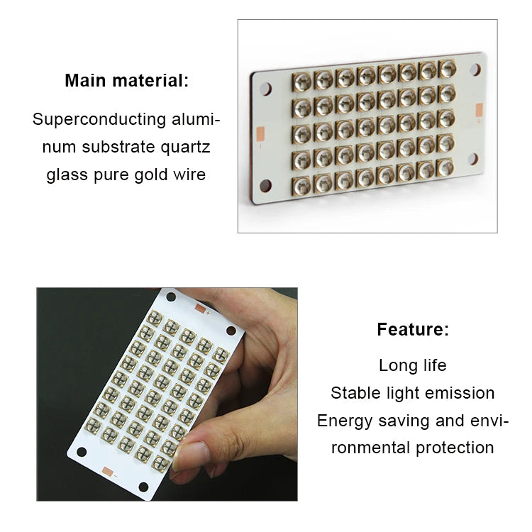 High Power SMT UV LED Curing Light UV LED Array/UV LED Module For Printing Inks Curing Lamp