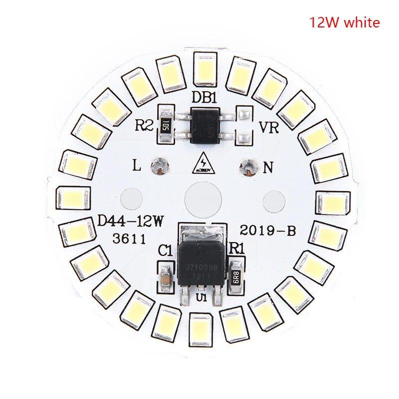 LED Bulb Patch Lamp SMD Plate Circular Module Light Source Plate For Bulb Light
