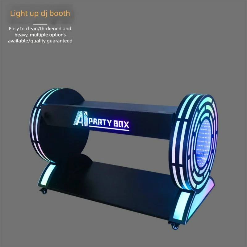 LED DJ Table Rechargeable Luminous Bar Equipment Display Desk Party Nightclub Console Mixing Desk Bar Decor