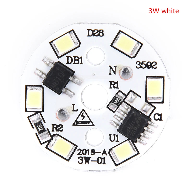 LED Bulb Patch Lamp SMD Plate Circular Module Light Source Plate For Bulb Light