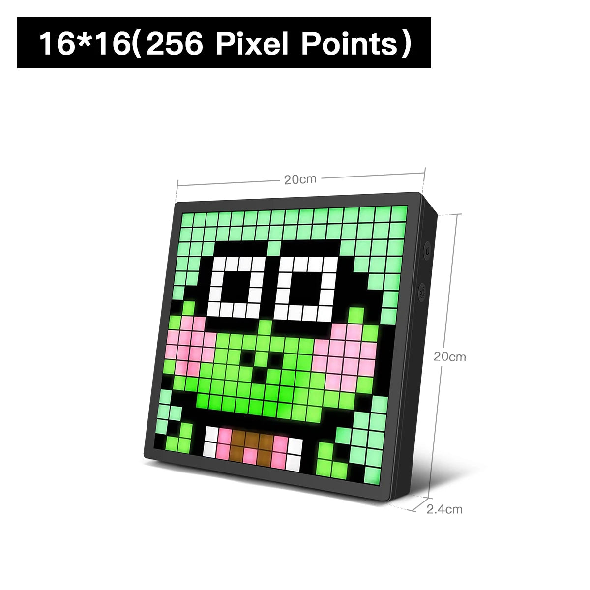 LED RGB Matrix Panel Smart Picture Frame Advertising Light Sign Digital Display Matrix Pixel Screen Bluetooth APP Animation Fun