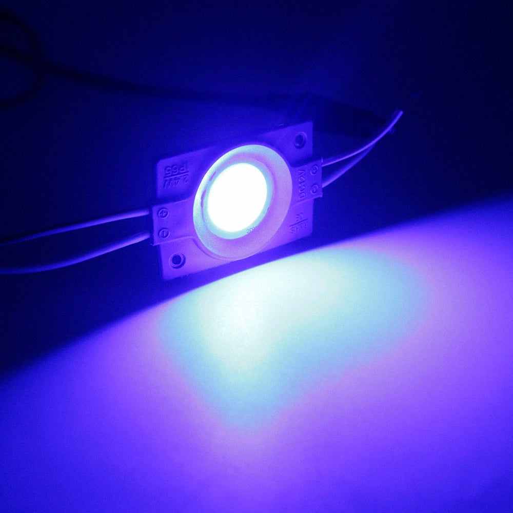 1pcs 12V COB LED Module Waterproof IP65 Shop Banner Advertisement Design Sign Backlight in White Red Green Blue Yellow