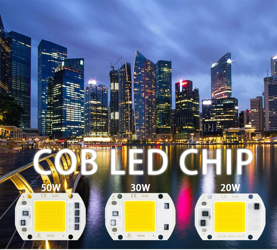 LED matrix 3W 5W 7W 10W 12W 20W 30W 50W smart chip IC lamp for indoor downlight searchlight matrix outdoor spotlight floodlight