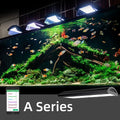 120W Full Spectrum RGB+UV LED Aquarium Light, APP Control Dimmable 12000K Aluminum Heatsink for Aquatic Plants Aquascaping