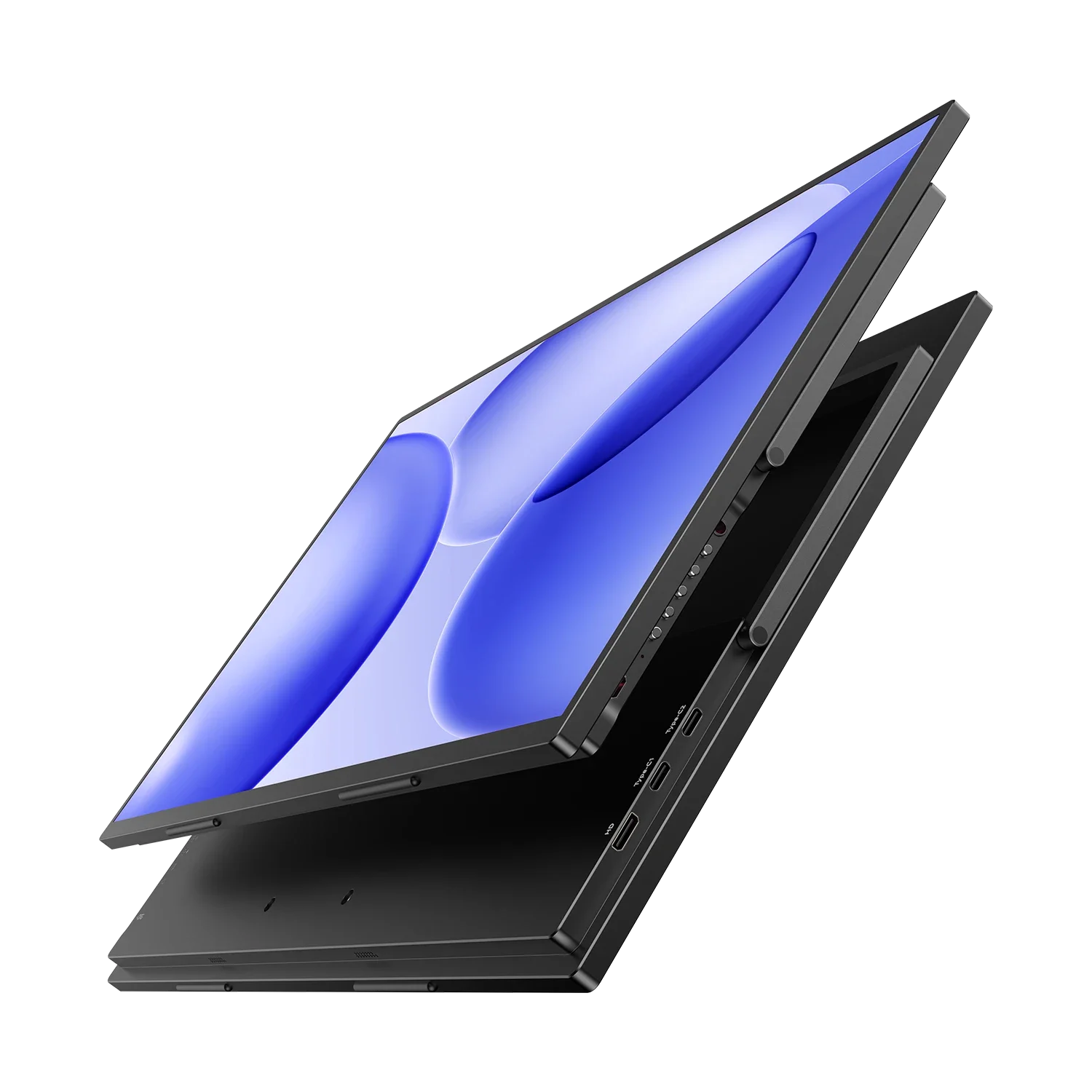 UPERFECT 4K QLED Portable Monitor 19" UHD 3840x2160 Laptop Display 100% DCI-P3 Aluminum Design Travel Gaming Screen For PC Phone