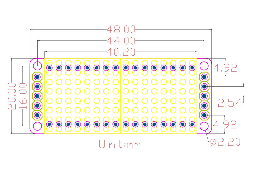 8*8 8*16 8*32 0.7Inch MAX7219 Red/Blue/Green/White Dot Led Matrix MCU Display Control Module 5V Interface Output Input