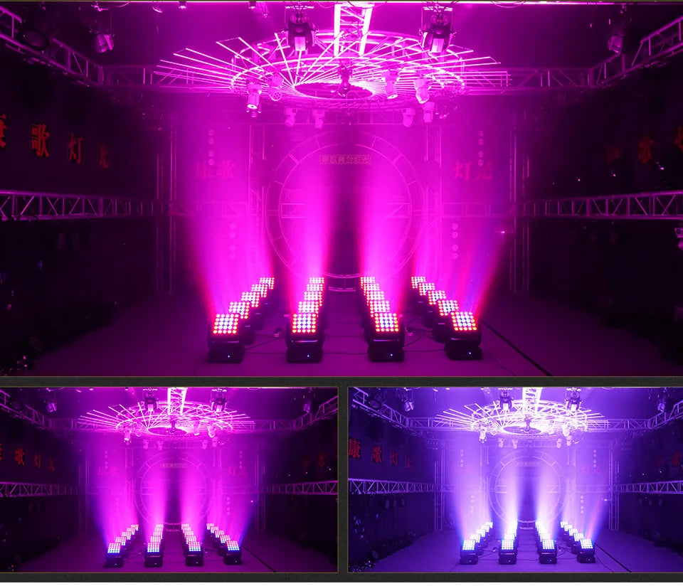 RGBW 4in1 Led Matrix Beam Moving Head Light 12w*25pcs RBG Moving Head Led Moving Head Wash Beam For Stage DJ Party Lights