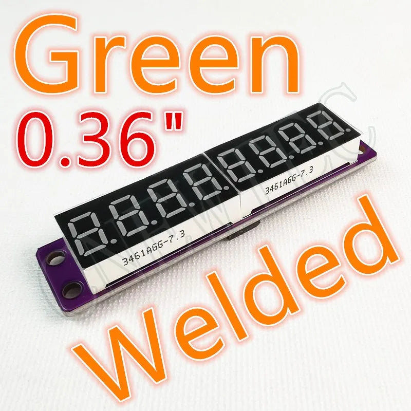 MAX7219 0.36 Inch 8 Bits Digital LED Display 7 Segment Module 5 Color Available for Arduino STM32 STC AVR