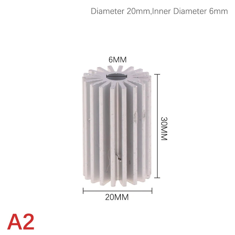 20mm 27.5mm 32mm 40mm 1W 3W Radiator High-power Aluminum Led Radiator Led Light Heatsink