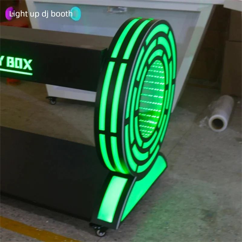 LED DJ Table Rechargeable Luminous Bar Equipment Display Desk Party Nightclub Console Mixing Desk Bar Decor