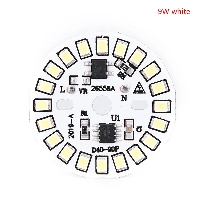 LED Bulb Patch Lamp SMD Plate Circular Module Light Source Plate For Bulb Light
