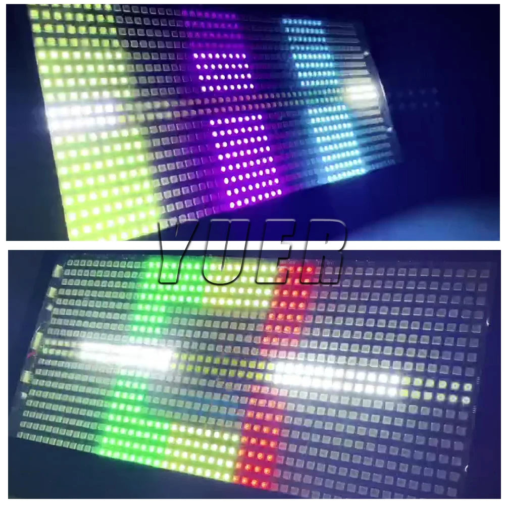 16PCS/Lot 200W LED RGBW 4in1 48+8 Segements Strobe Light White 8000K DMX Super Bright Dj Wash Bar Strobe Stage Lighting Effects