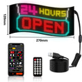 Programmable LED Matrix Panel Light Flexible Screen Display Animation Message Scrolling Car Sign APP Control For Shop Bar Party