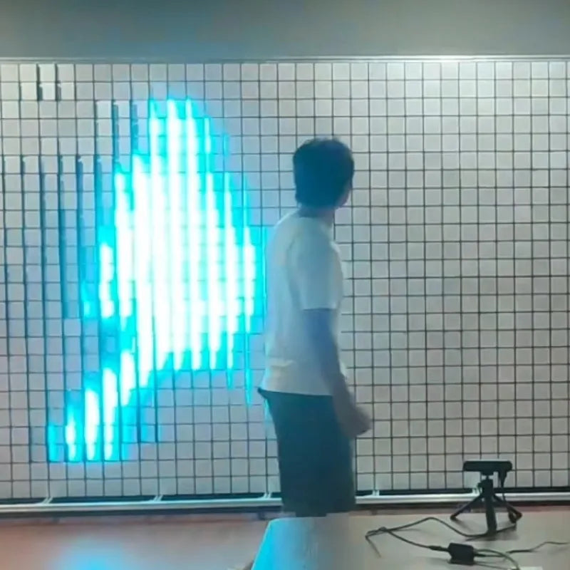 Mechanical Matrix Led Wall Interactive RGB Screen Scalelike Led Display Stage Light for Show/ Art Exhibition