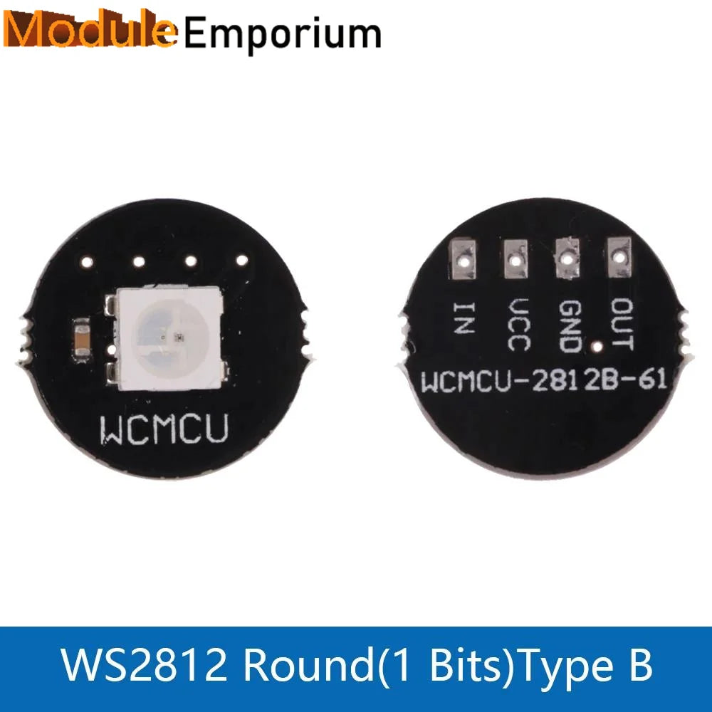 5050 RGB LED Ring 5V 1 3 4 7 8 9 12 16 24Bit 32Bit 64 Bits WS2812 Lamp Light + Integrated Drivers For Arduino Diy  Drivers kit