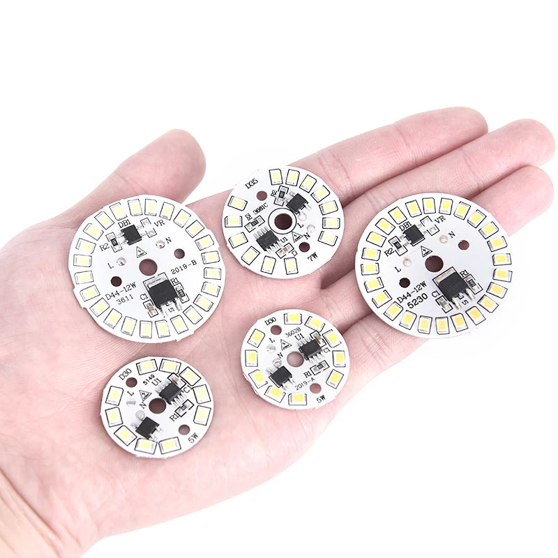 LED Bulb Patch Lamp SMD Plate Circular Module Light Source Plate For Bulb Light