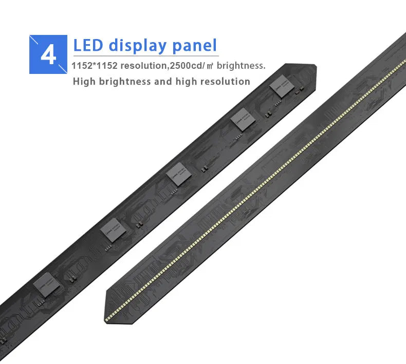High Resolution 1080p Indoor Wall Mounted LED Fan 3D 3D Holographic Display Projector For Advertising ODM Supply